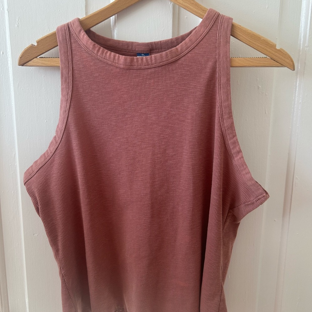 Old Navy Ribbed Tank Top - Dusty Rose Pink